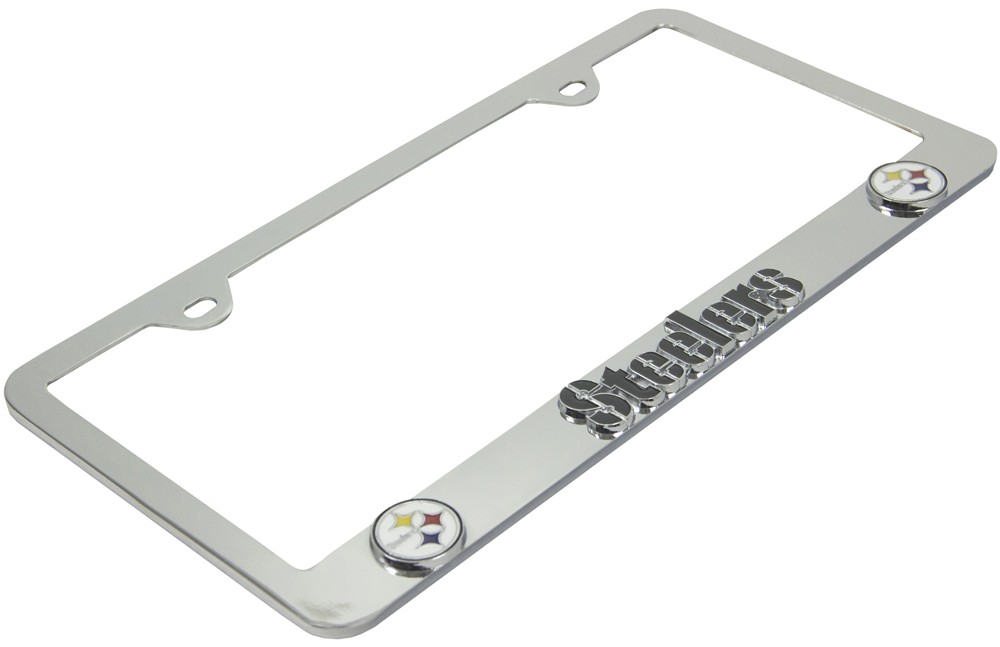 Chrome Steelers License Plate Frame