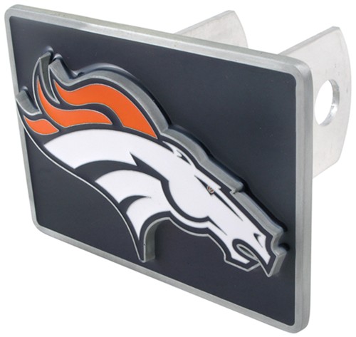 Denver Broncos NFL Trailer Hitch Cover Siskiyou Hitch Covers FTH020SL