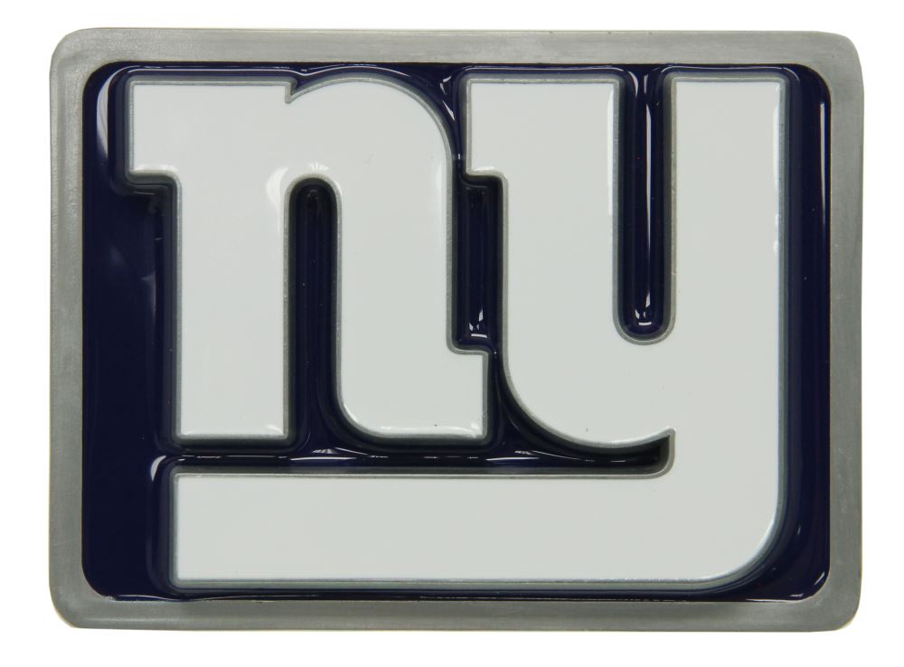New York Giants NFL Trailer Hitch Cover Siskiyou Hitch Covers FTH090SL Ny Giants Trailer Hitch Cover
