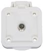 rv tv furrion miniature inlet - square 2-7/16 inch x 2 white