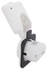 rv tv furrion miniature inlet - square 4-3/8 inch x 3-7/16 white