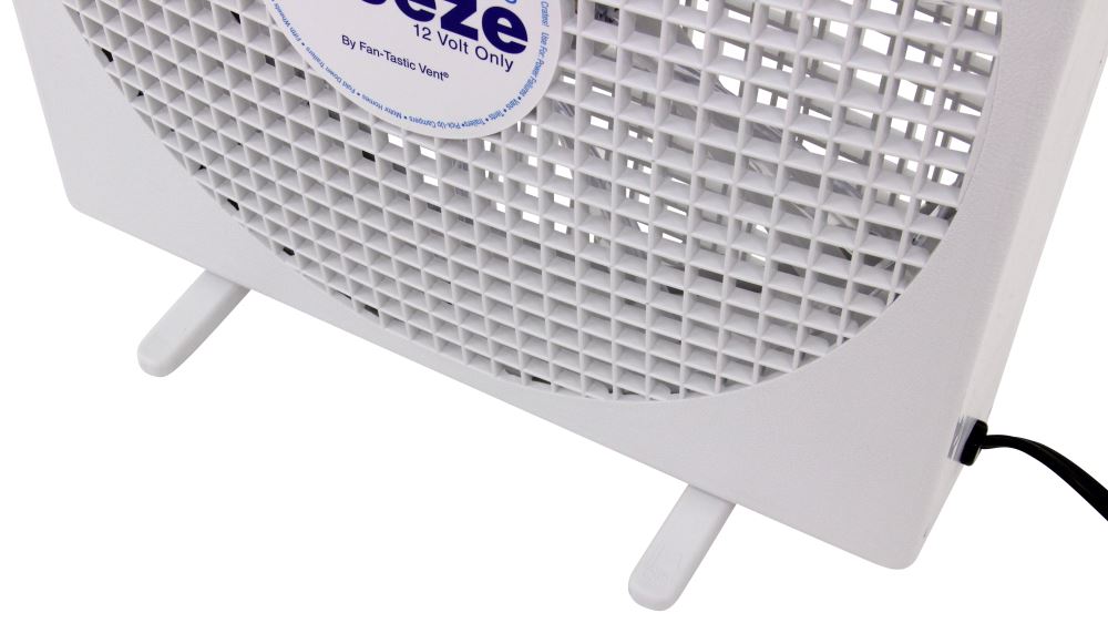 FanTastic Vent Endless Breeze Portable Box Fan w/ Hanging Brackets