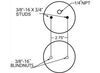 vehicle suspension springs firestone heavy-duty air spring double convoluted 1/4 inch npt - model 26c