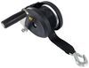 standard hand winch crank fulton xlt single speed - 8 inch long handle 20' strap and cover 1 500 lbs