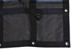 atv cargo net rack gladiator waterproof w/ integrated tarp - cam buckle tie-downs 8' 9 inch x 10'