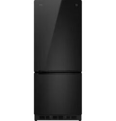 GE Profile RV Refrigerator w/ Freezer - 10 cu ft - 12V - Black Glass Front - GE48FR
