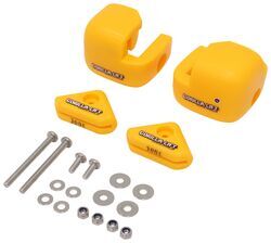Gorilla-Lift Corner Safety Bumpers for Utility Trailer Tailgate w/ Lip - Qty 4 - GL42VR