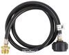 hoses 1 inch-20 - male replacement propane adapter hose for ignik gas growler tanks