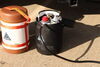 0  refillable propane tank ignik gas growler deluxe - black travel case 5 lb