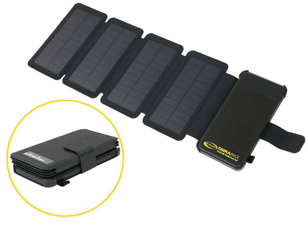 Go Power Portable Power Bank with Solar Panels - GP22RR