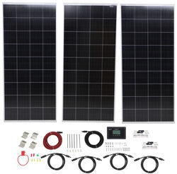 Go Power Overlander Solar Charging System with Digital Solar Controller - 600 Watt Solar Panels - GP99MR