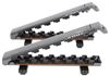 roof rack clamp on kuat grip ski and snowboard carrier - slide out 4 pairs of skis or 2 boards gray