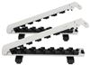 roof rack clamp-on kuat grip ski and snowboard carrier - slide out 4 pairs of skis or 2 boards pearl