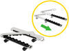 roof rack clamp-on kuat grip ski and snowboard carrier - slide out 4 pairs of skis or 2 boards pearl
