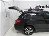 2019 subaru outback wagon  roof rack 6 pairs of skis 4 snowboards kuat grip ski and snowboard carrier - slide out or boards black
