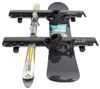 roof rack clamp-on kuat grip ski and snowboard carrier - slide out 6 pairs of skis or 4 boards black