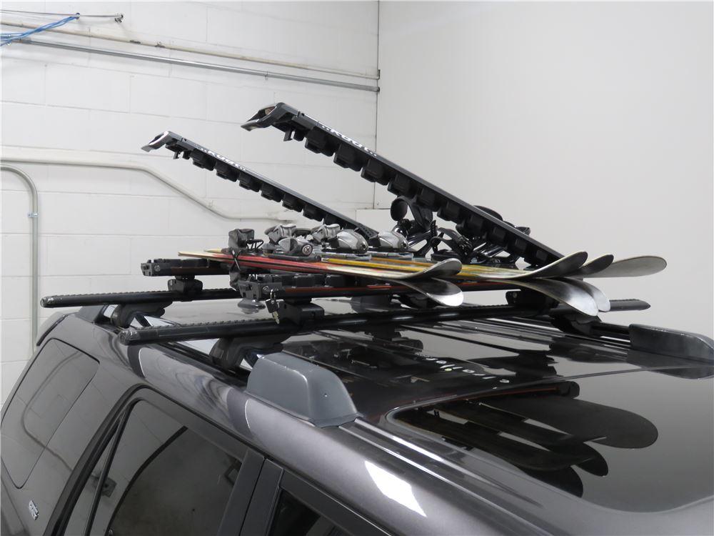 Kuat Grip Ski and Snowboard Carrier - Slide Out - 6 Pairs of Skis or 4 ...