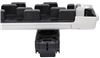 roof rack clamp on - standard kuat grip ski and snowboard carrier slide out 6 pairs of skis or 4 boards pearl