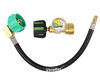 hoses type 1 - male gasstop emergency propane shut-off valve gauge w/ gasgear 12 inch hose acme connection