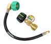 hose w shut-off valve pigtail hoses type 1 - male gs27fr