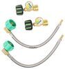 hoses type 1 - male gasstop emergency propane shut-off valve gauges w/ gasgear 12 inch acme connection