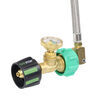 hose w shut-off valve pigtail hoses type 1 - male gs69fr