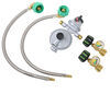 hoses regulators 1/4 inch - mif gasstop emergency propane shut-off gauges w 18 and automatic changeover regulator acme