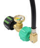hoses hose w shut-off valve pigtail gasstop emergency propane gauges w/ gasgear 12 inch - acme connection