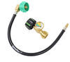 hose w shut-off valve pigtail hoses type 1 - male gs87fr