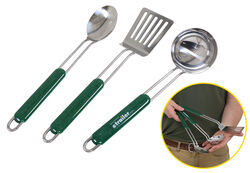 GSI Pioneer Chef's Tools Set - 3 Piece Enamelware Cooking Utensils