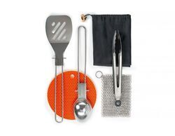 GSI Outdoors Camping Kitchen Utensil Set - Stainless Steel - 5 Pieces - GSI26EV