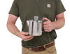 appliances heat-resistant handle gsi outdoors camping coffee percolator - stainless steel 6 cups