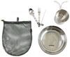 dishes dish sets gsi outdoors glacier camping dinnerware set with cutlery - stainless steel 1 person