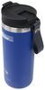drinkware cups and mugs gsi outdoors javapress camping french press mug - stainless steel blue 15 fl oz