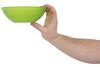 dishes bowls gsi outdoors infinity plastic bowl - 7-5/8 inch diameter green