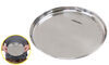 dishes plates gsi outdoors glacier appetizer plate - 10 inch diameter stainless steel
