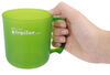 drinkware 11 - 20 oz gsi outdoors coffee mug 14 clear polypropylene green