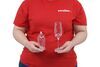drinkware nesting shatter-resistant gsi outdoors champagne flute set - collapsible 6 fl oz qty 2