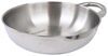 dishes gsi outdoors glacier bowl with handle - 7-5/16 inch diameter stainless steel