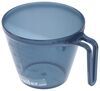drinkware cups and mugs gsi outdoors plastic cup - 14.2 oz clear polypropylene blue