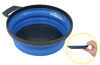 dishes bowls gsi outdoors collapsible bowl - 6 inch diameter silicone blue