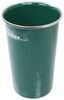 gsi outdoors camping kitchen drinkware pint glass - enamelware 17 fl oz green