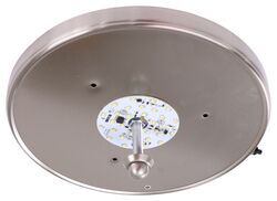 Gustafson 12V RV LED Ceiling Light - 10" Diameter - Satin Nickel - GUS54FR