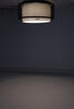 ceiling light fixture 5 inch diameter gustafson 12v rv led w/ shade - black