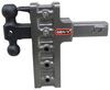 gen-y hitch trailer ball mount adjustable drop - 7 inch rise gy49pr