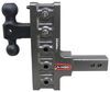 gen-y hitch trailer ball mount two balls drop - 7 inch rise