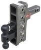 gen-y hitch trailer ball mount two balls drop - 7 inch rise gy49pr