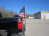 0  trailer hitch flagpole in use
