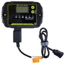 Goal Zero PWM Solar Charge Controller with HPP Solar Connector - LCD Display - 20 Amp - GZ63FR
