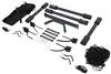 hitch cargo carrier flat parts hideout 2 bike storage stand and transport kit for lets go aero bosshog hitch-mounted